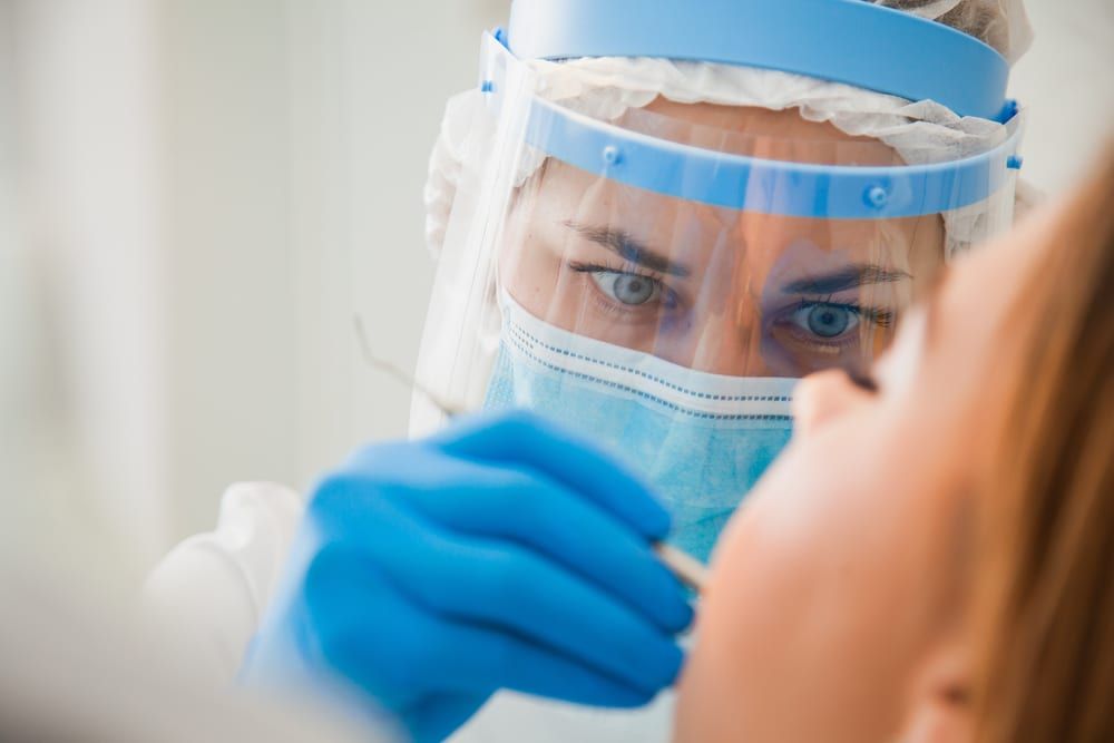 Dentist during lockdown