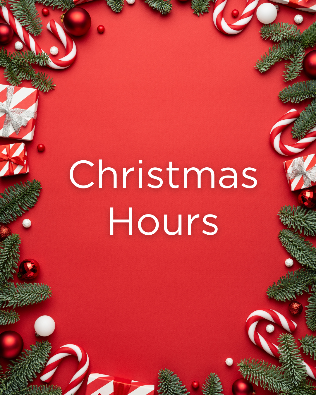 Christmas Hours