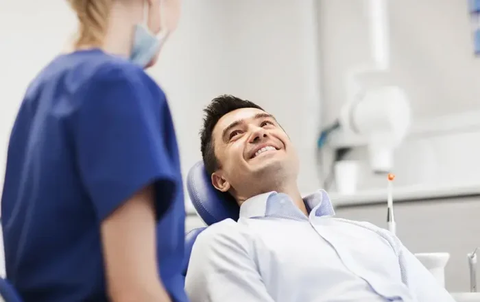 sleep dentistry, patient in dentist chair, McIntosh Dental are sleep dentistry experts